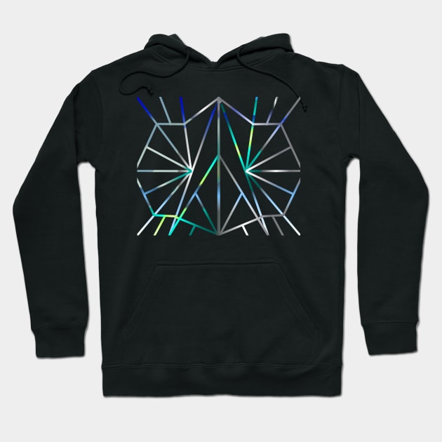 Solo Blue Metallic Hoodie by Aesir_Artwork